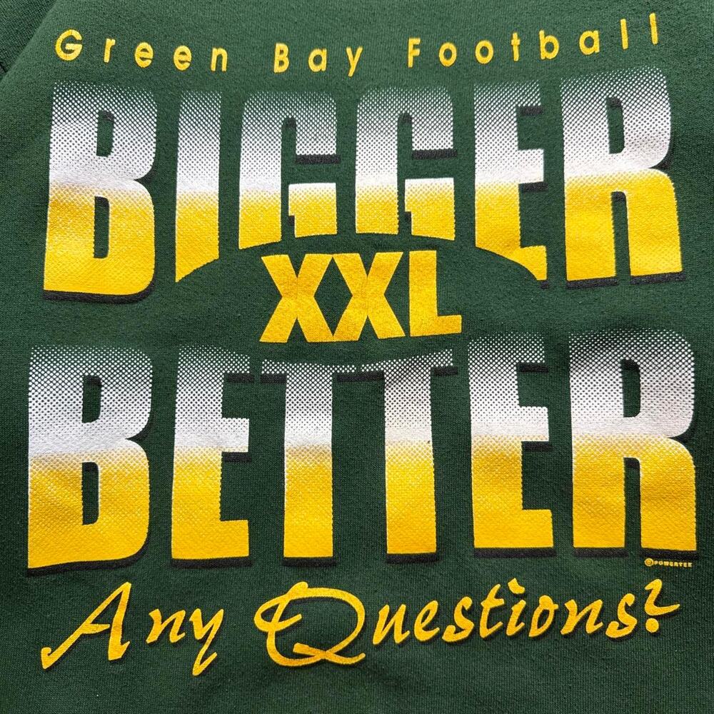Vintage 1990s Green Bay Packers Crewneck Sweatshirt - Picture 2 of 4